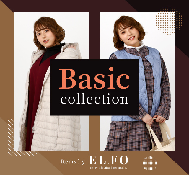 Basic collection EL.FO｜大きいサイズのファッション専門店 