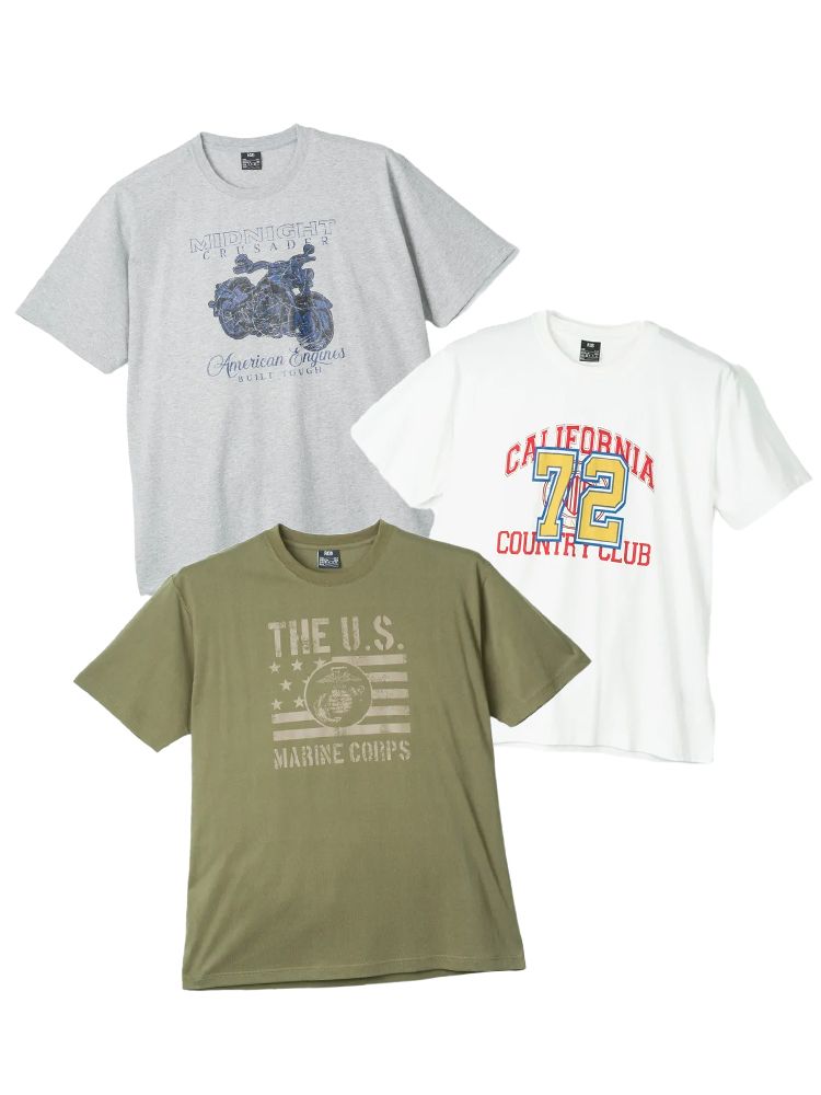 Tシャツ3点4,990円