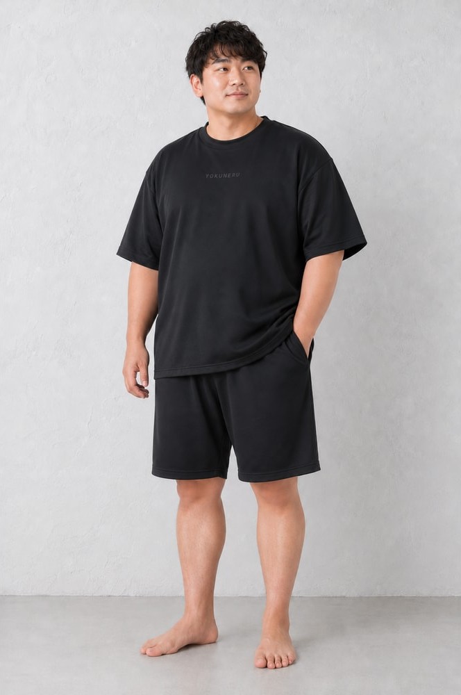 モデル170㎝ ブラック 3Lサイズ着用