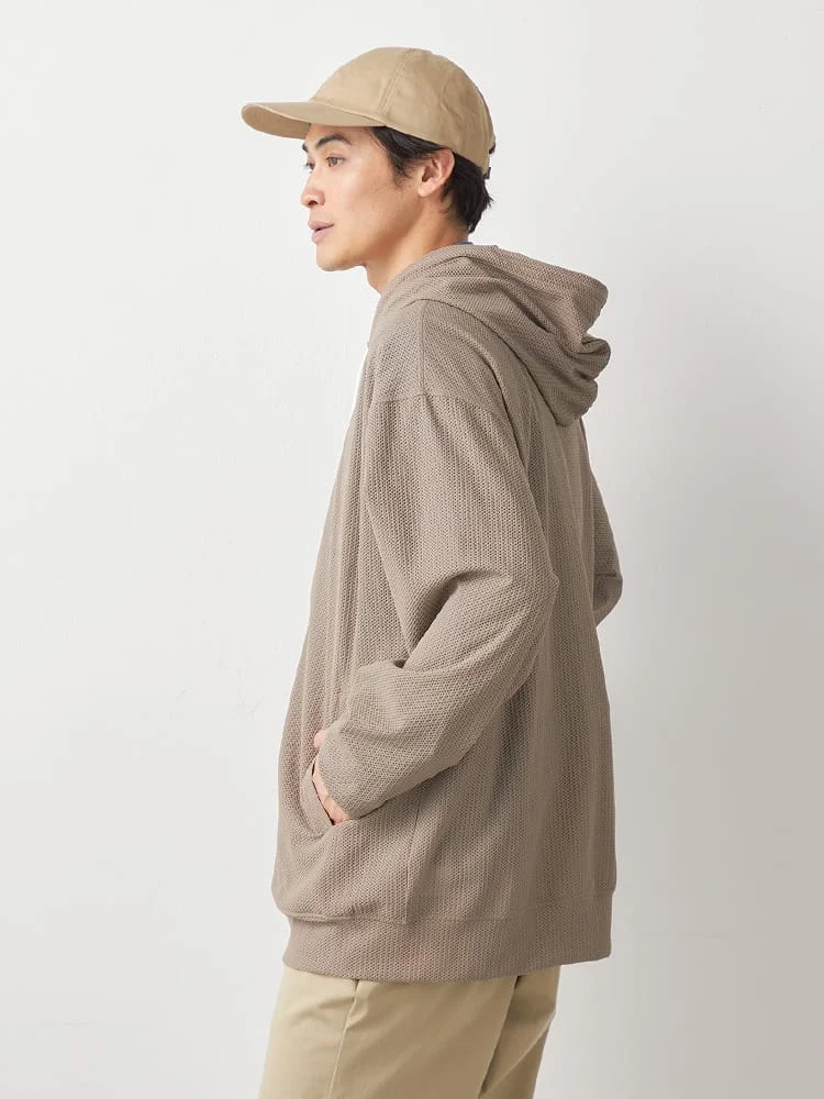 ベージュ 【TSC】テックニットライトジップパーカー | フォーエル公式通販