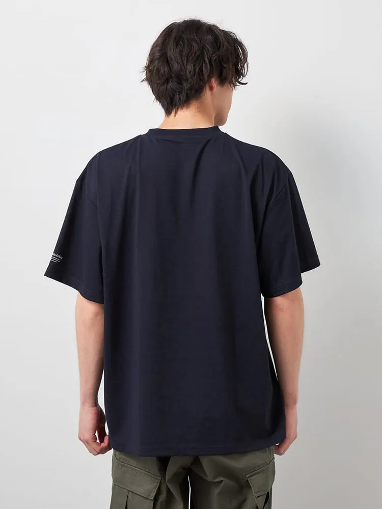 ブラック 【TSC】接触冷感遮熱サマーファンクションTシャツ