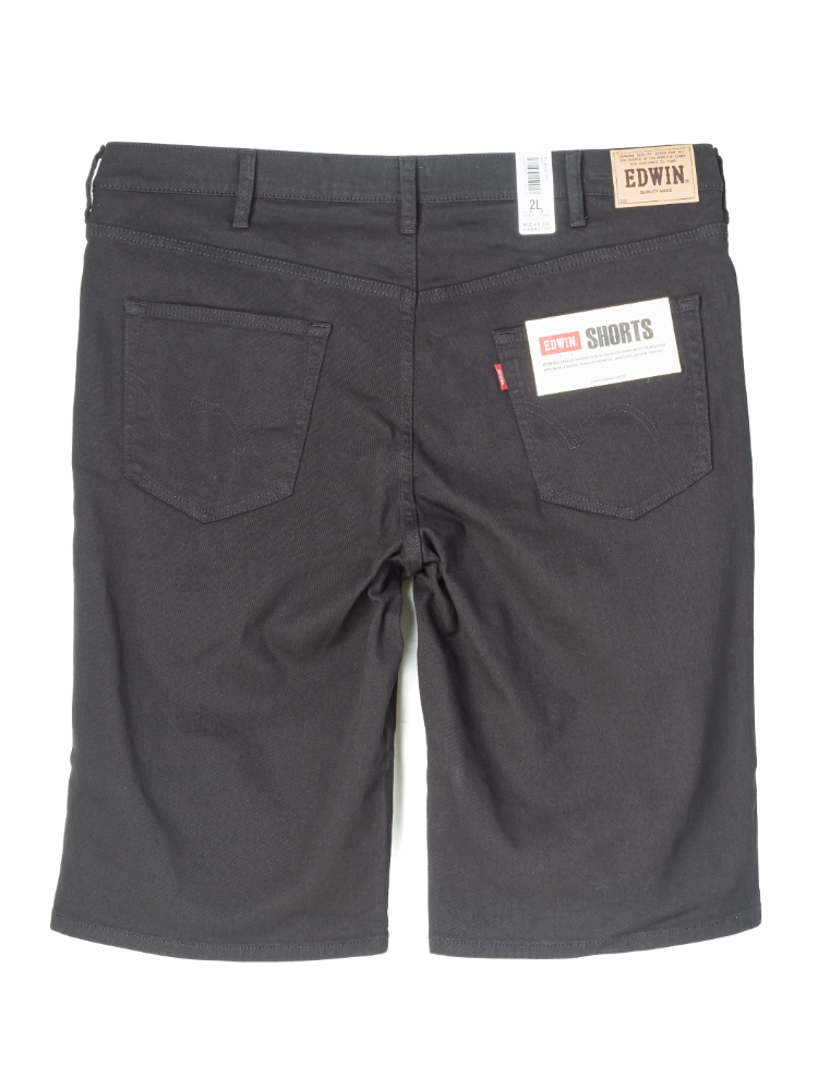 ブラック 【EDWIN(エドウィン)】BASIC 5P SHORTS | フォーエル公式通販