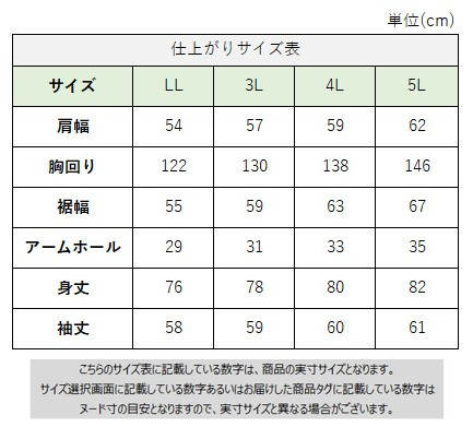 サイズチャート