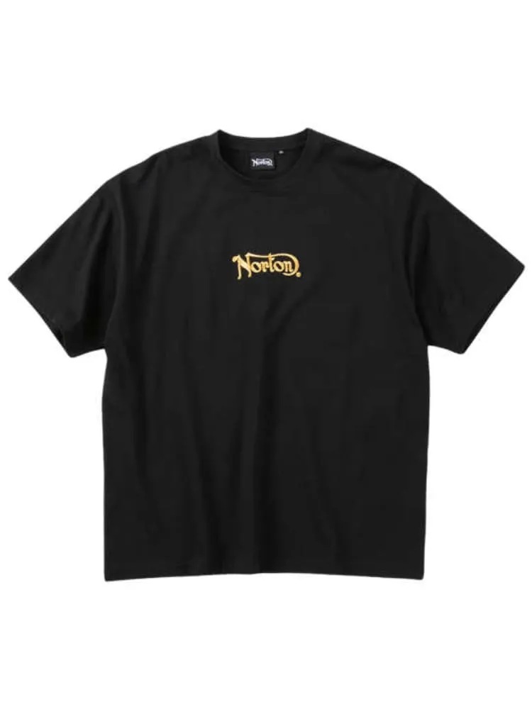人気ブランド ブラック 大きい ＊カタログ商品 【Norton】天竺半袖Tシャツ トップス