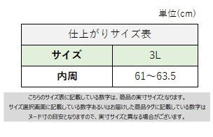 サイズチャート