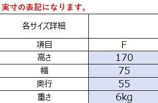 サイズチャート