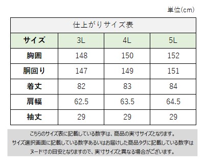 サイズチャート