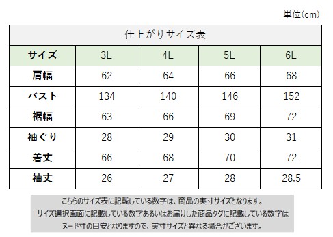 サイズチャート