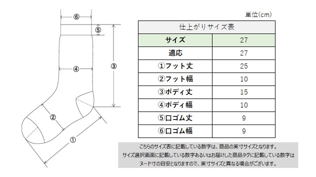 サイズチャート