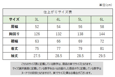 サイズチャート