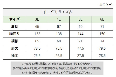 サイズチャート