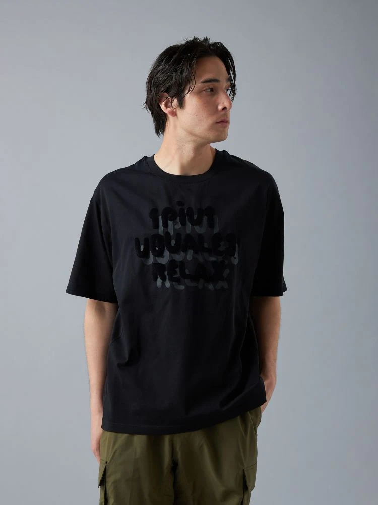 【1PIU1UGUALE3RELAX】SHADOWLOGOT-SHIRT
