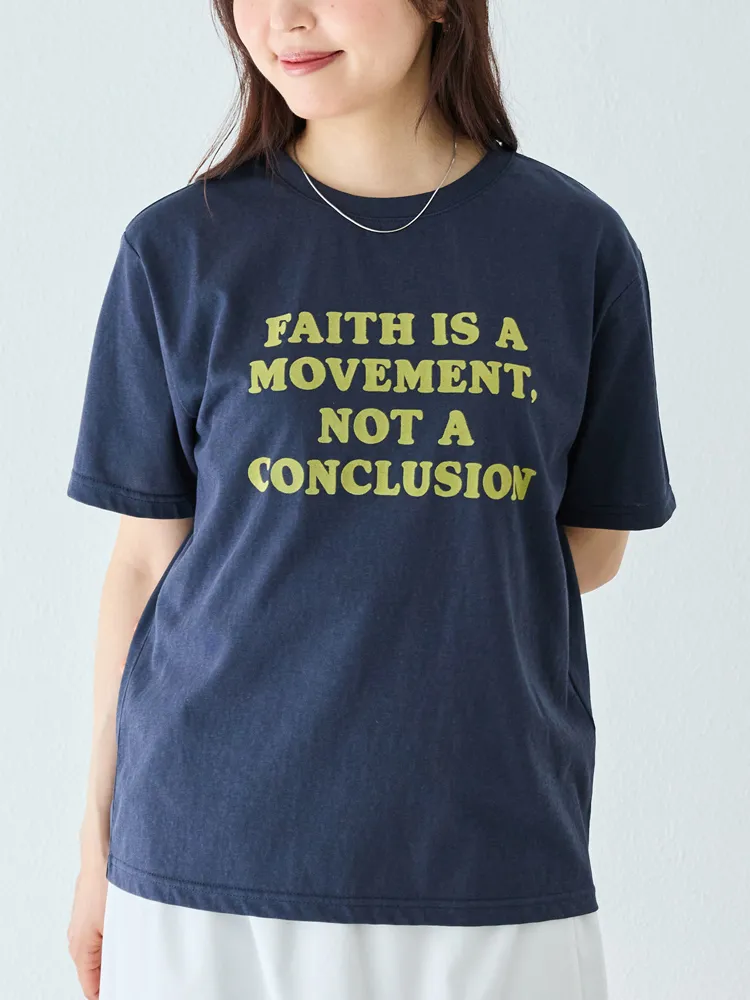 【LAVEANGE(ラビアンジェ)】フロッキーメッセージロゴTシャツ