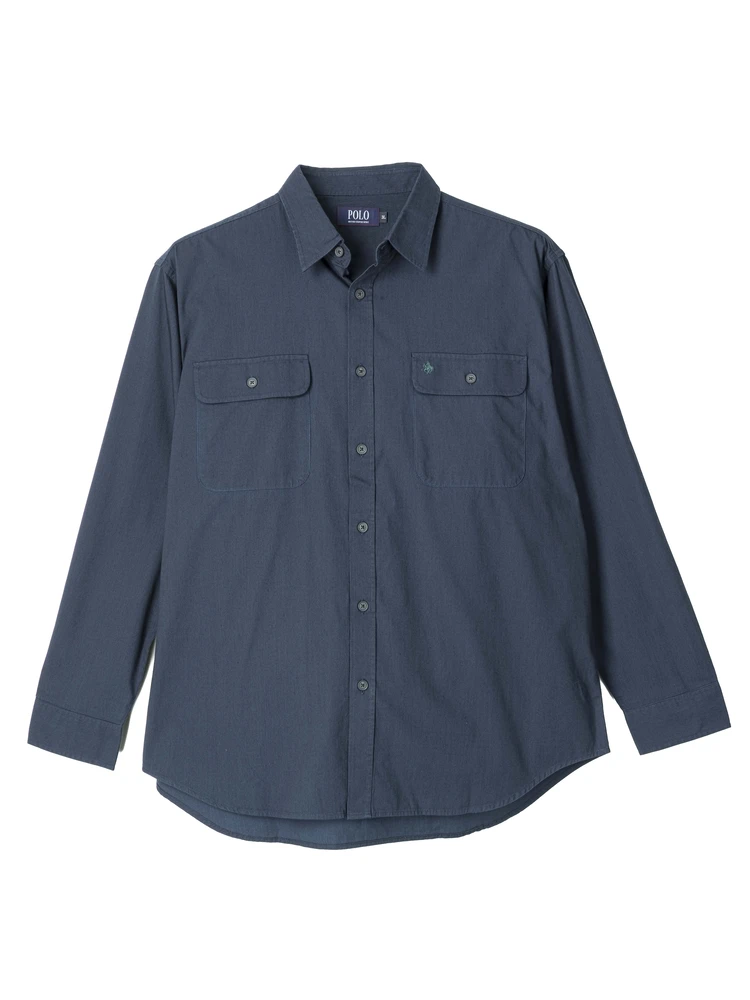 【POLOB.C.S(ポロ・ビーシーエス)】ピケ起毛無地＆チェック大きいサイズ