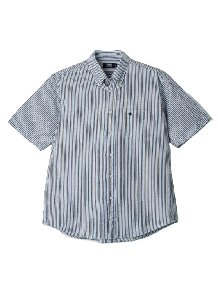 【POLOB.C.S(ポロ・ビーシーエス)】シアサッカーストライプ