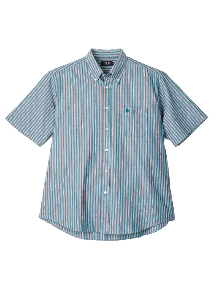 【POLOB.C.S(ポロ・ビーシーエス)】シアサッカーストライプ