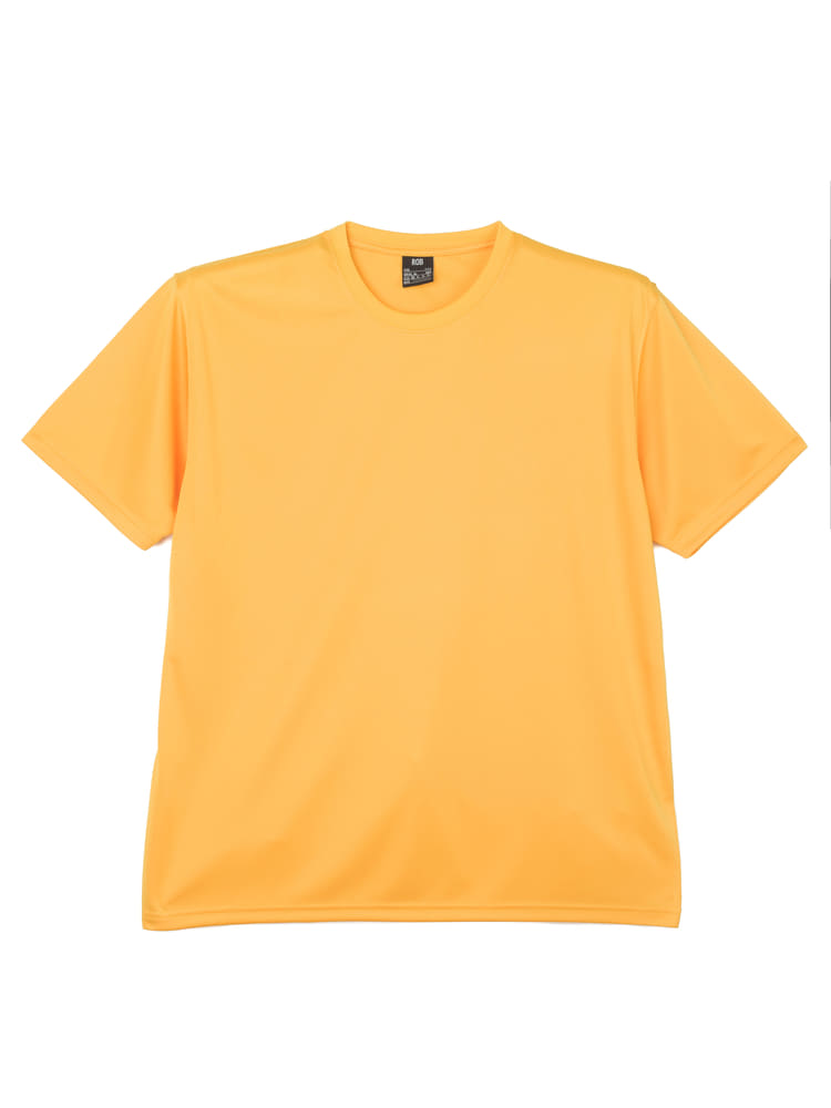 ドライメッシュ半袖バックプリントTシャツ（ワンポイント）