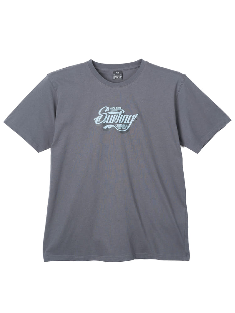 半袖プリントTシャツ（小ロゴ）大きいサイズ
