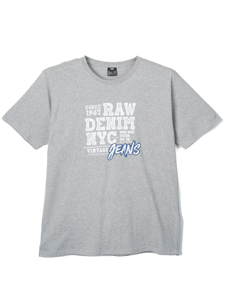 半袖プリントTシャツ（ロゴ）大きいサイズ