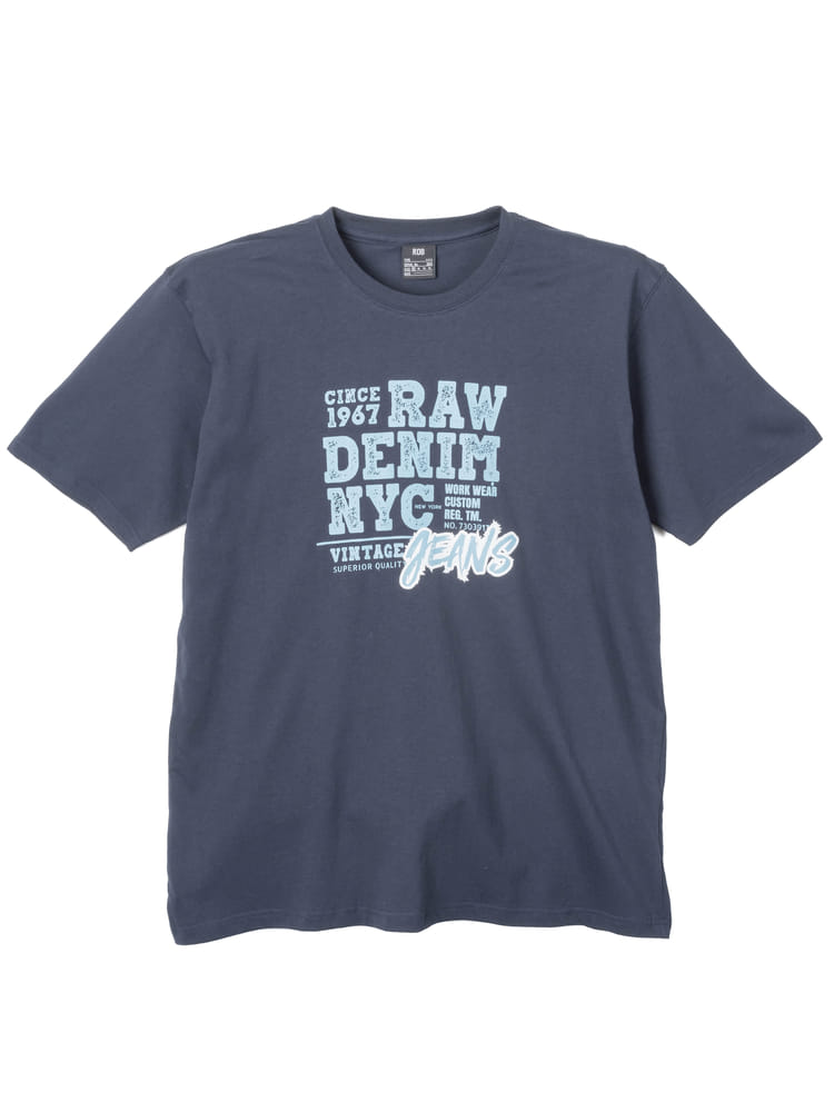 半袖プリントTシャツ（ロゴ）大きいサイズ