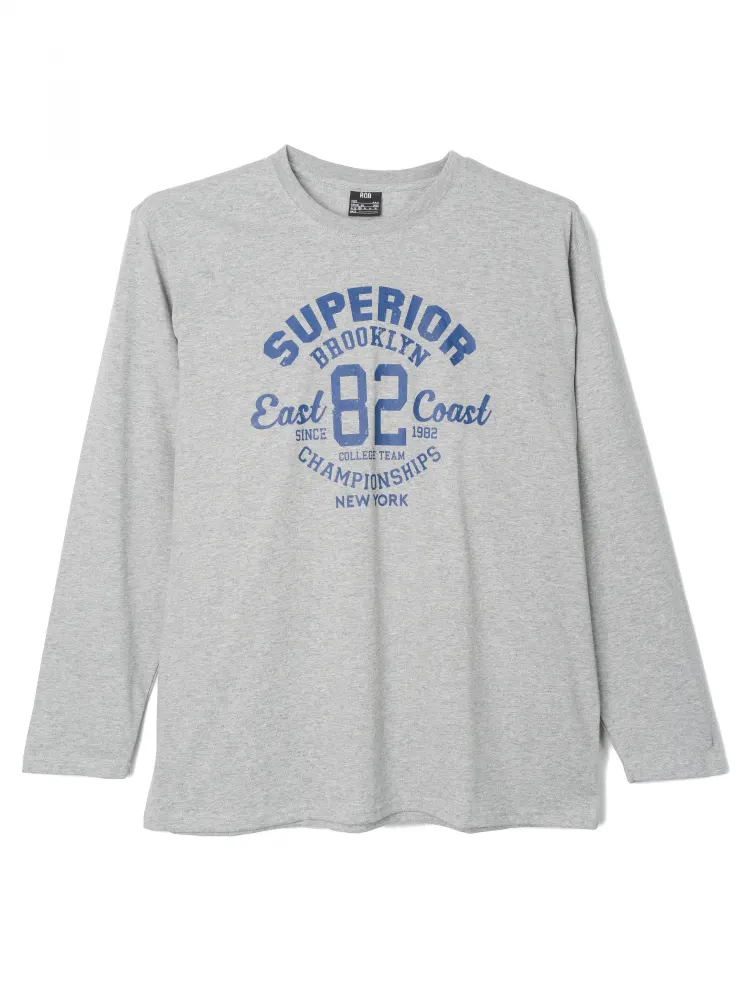 プリントロングＴシャツ（アメカジナンバー）大きいサイズ