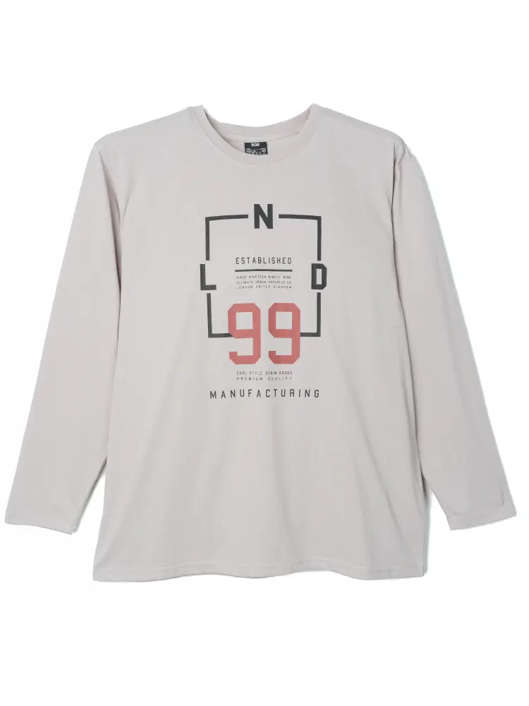 プリントロングＴシャツ（ストリート）大きいサイズ