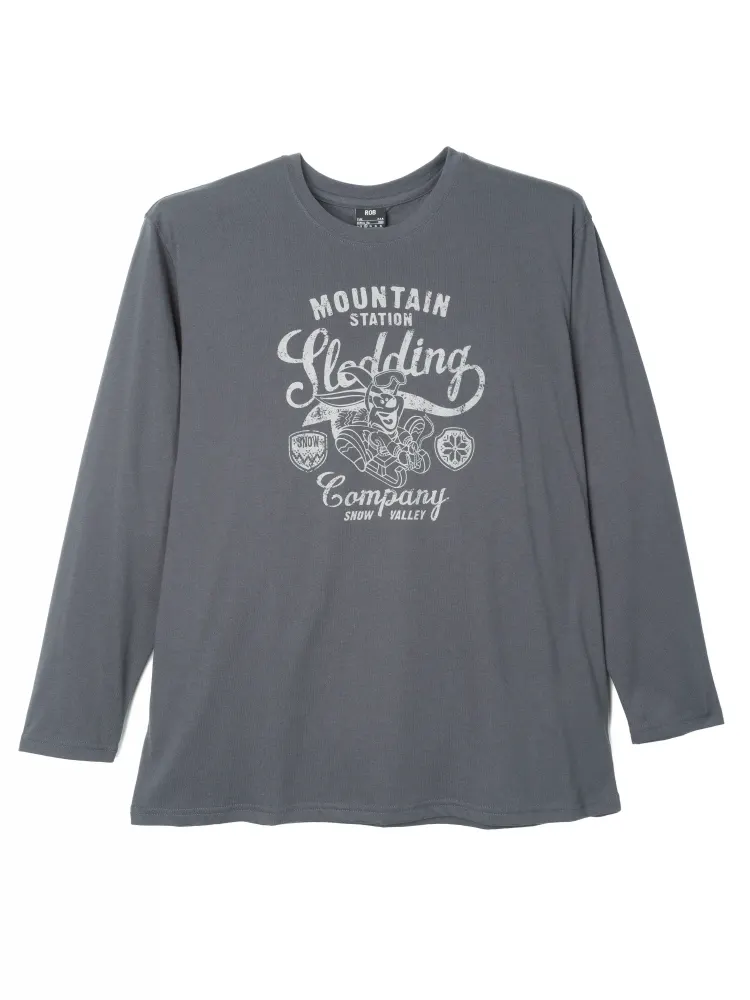 プリントロングＴシャツ（アニマルラビット）大きいサイズ