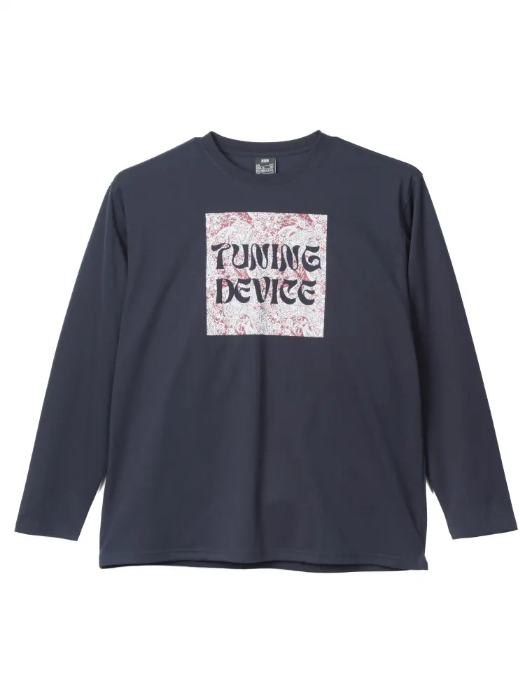 プリントロングＴシャツ（ペイズリー）大きいサイズ