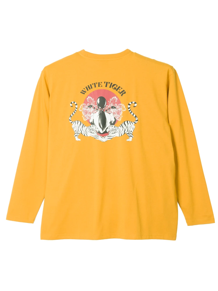 プリントロングＴシャツ（和柄）大きいサイズ