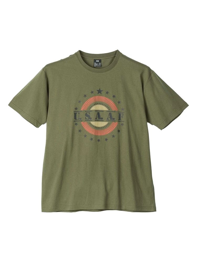 半袖プリントＴシャツ（ミリタリー）大きいサイズ