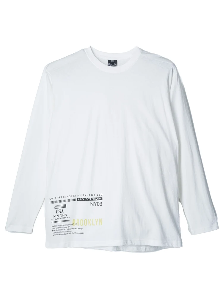 長袖プリントＴシャツ（USA）大きいサイズ