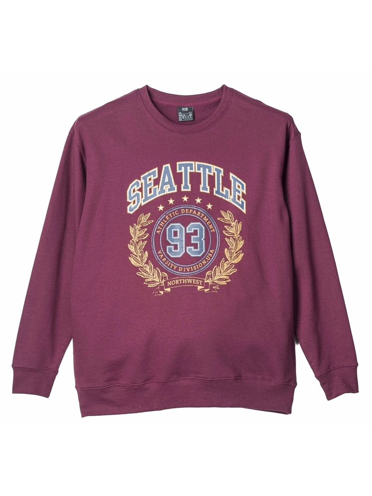 裏毛プリントトレーナー（アメカジ）