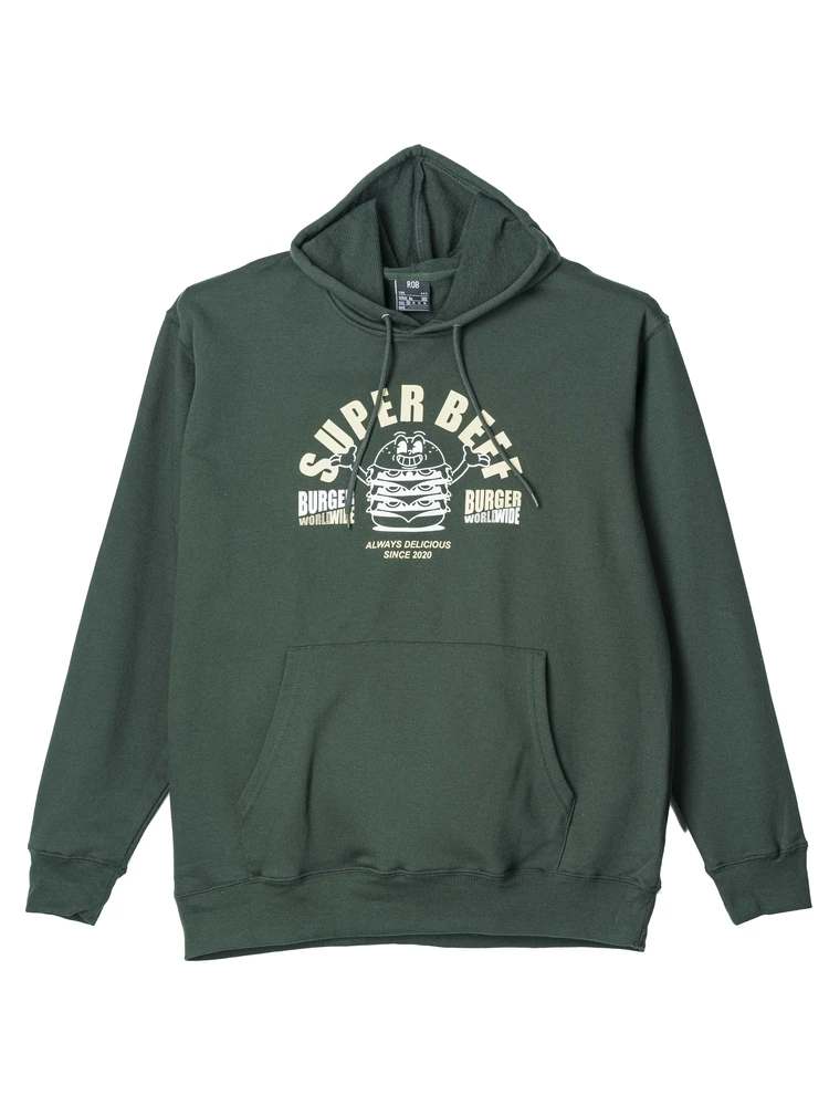 裏毛プリントパーカー（キャラ）