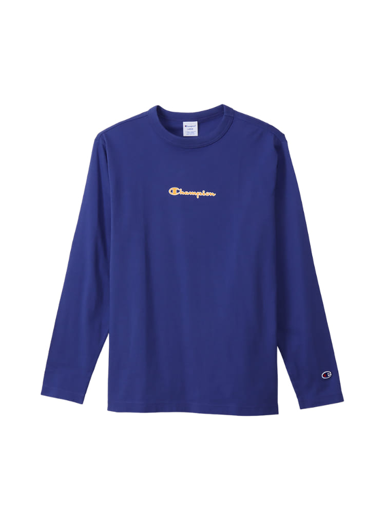 【Champion(チャンピオン)】バックプリントロングTシャツ大きいサイズ