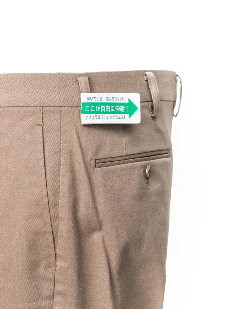 【FrancoRosati】クレンゼ加工ノータックストレッチスラックス無地スラックスメンズ大きいサイズ