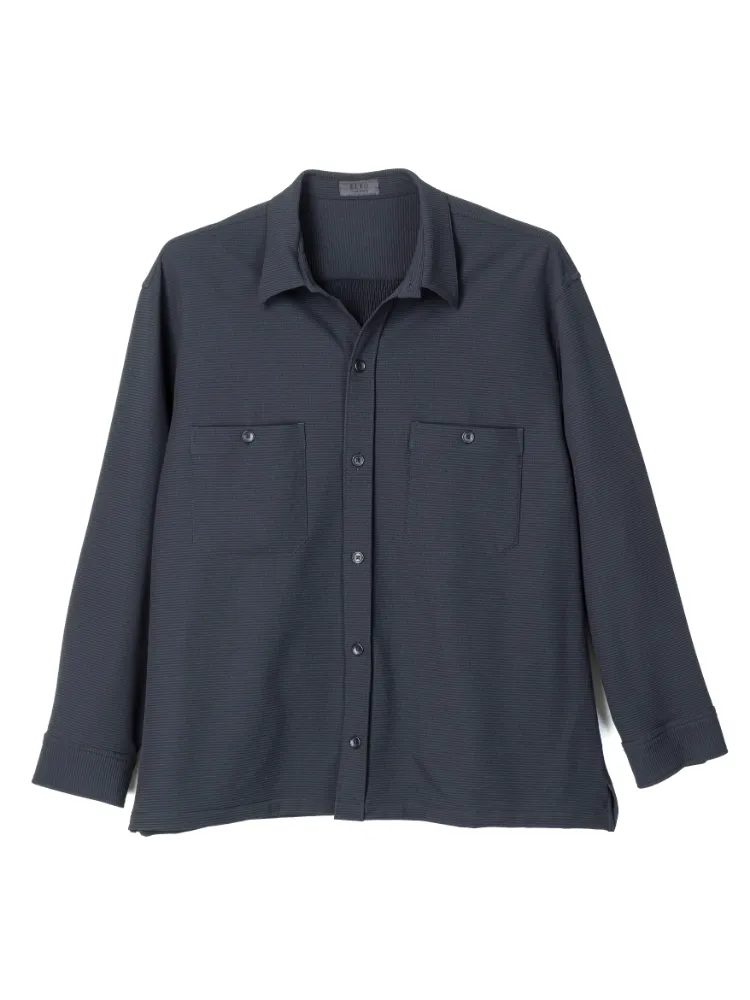【EL.FOURBANWORKS(エルフォアーバンワークス)】ストレッチシャツジャケット【ウォッシャブル】大きいサイズ