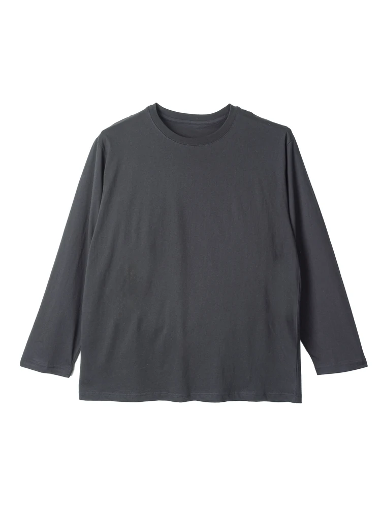 無地長袖Tシャツ