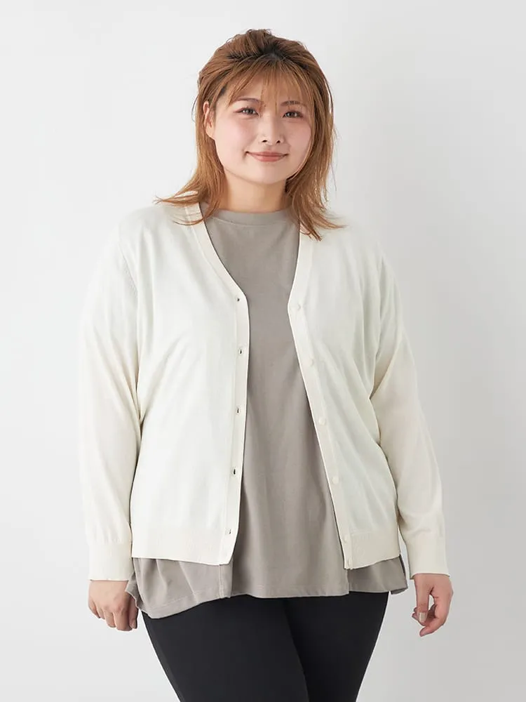 【SalaSweet(サラスウィート)】14GVネックカーディガン