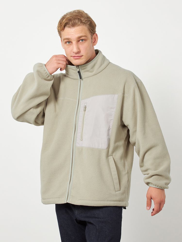 【EL.FO(エルフォ)】フリースブルゾンメンズ大きいサイズ