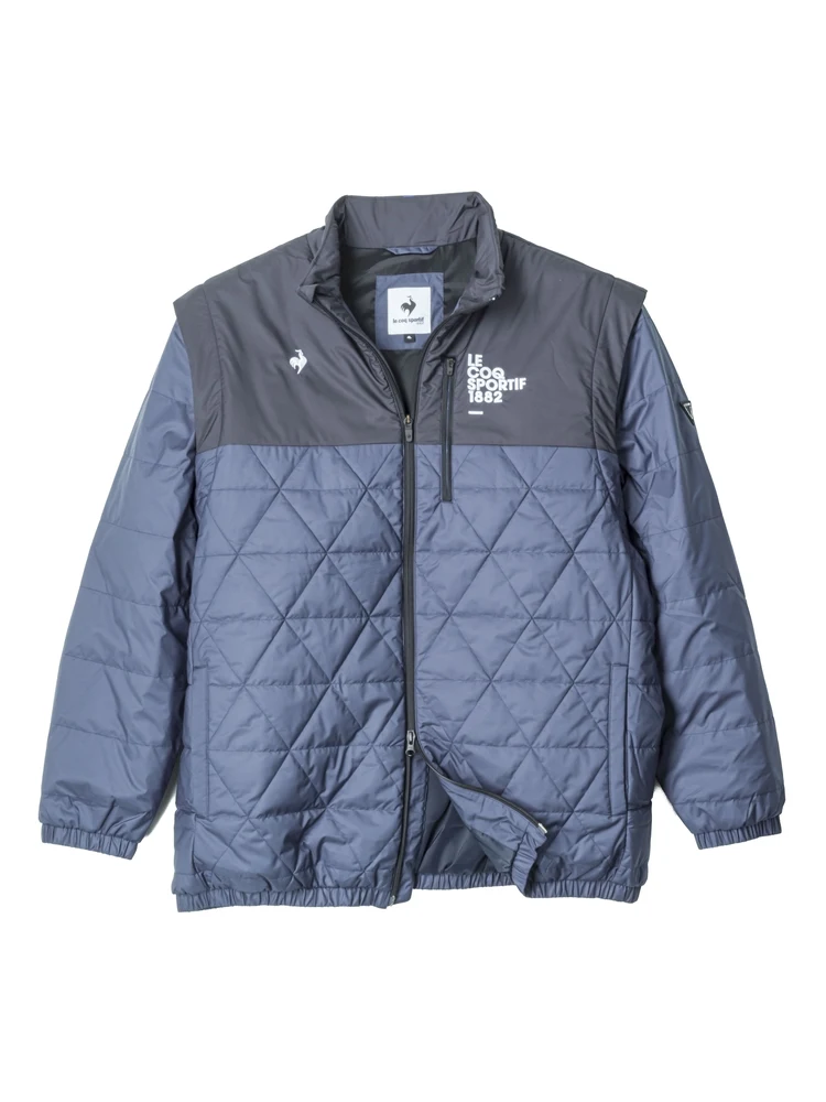 【ルコックゴルフ】ナビ中綿２ＷＡＹブルゾン