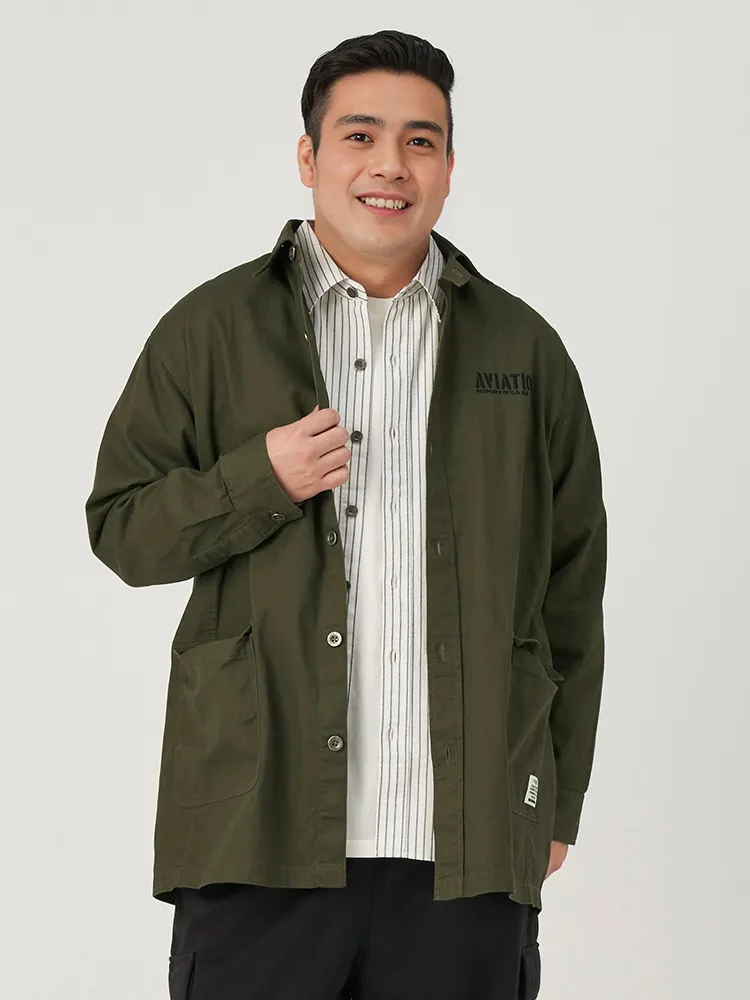 【REDBERETS(レッドベレー)】ミリタリーシャツジャケット大きいサイズ