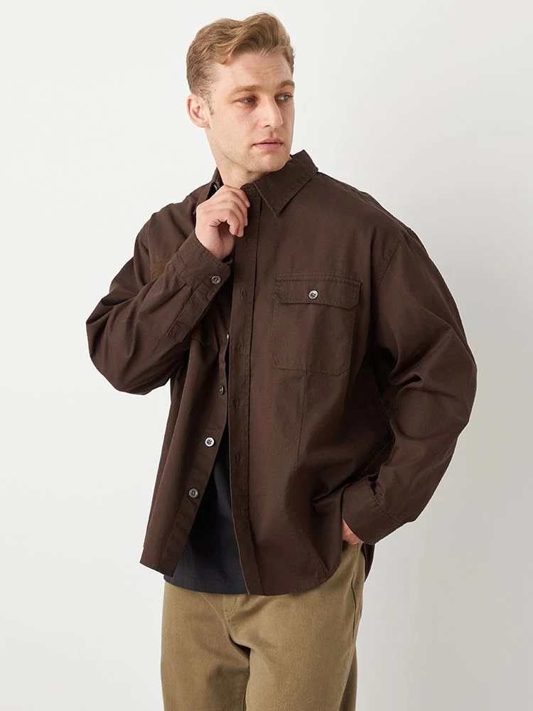 【REDBERETS(レッドベレー)】ツイルミリタリーワークシャツ