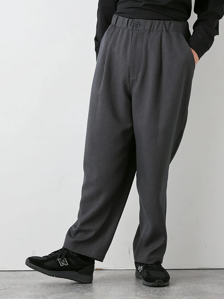 ずぼん　lサイズ MEN'S BIGI パンツ 多機能コットンリネンアンクルパンツ メンズ