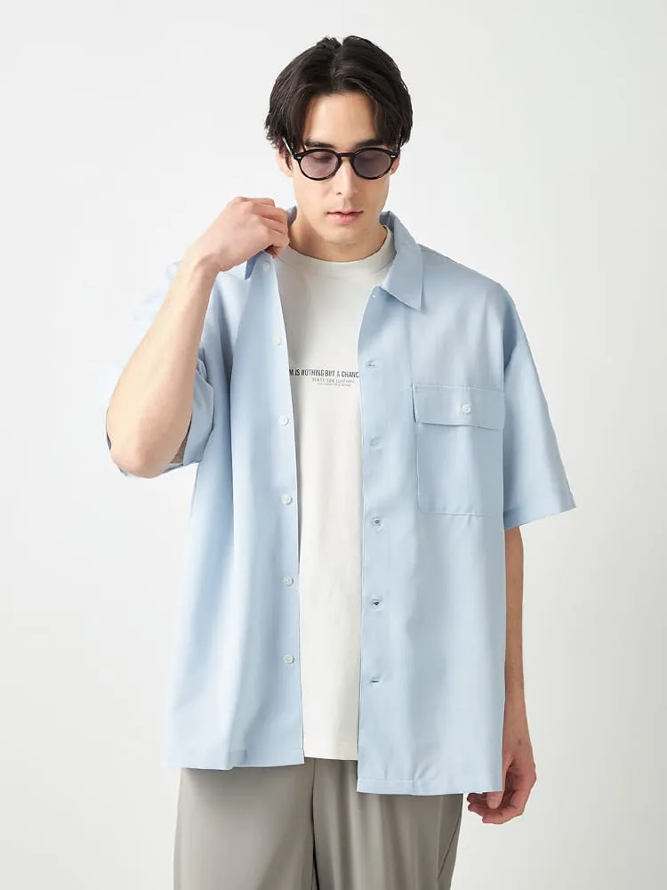 【TSC】サラサラテックリネンオーバーシャツ