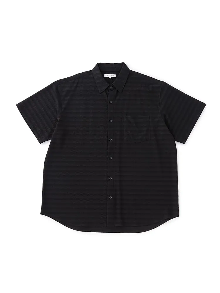 【TSC】ストレッチファイバージャガードニットシャツ