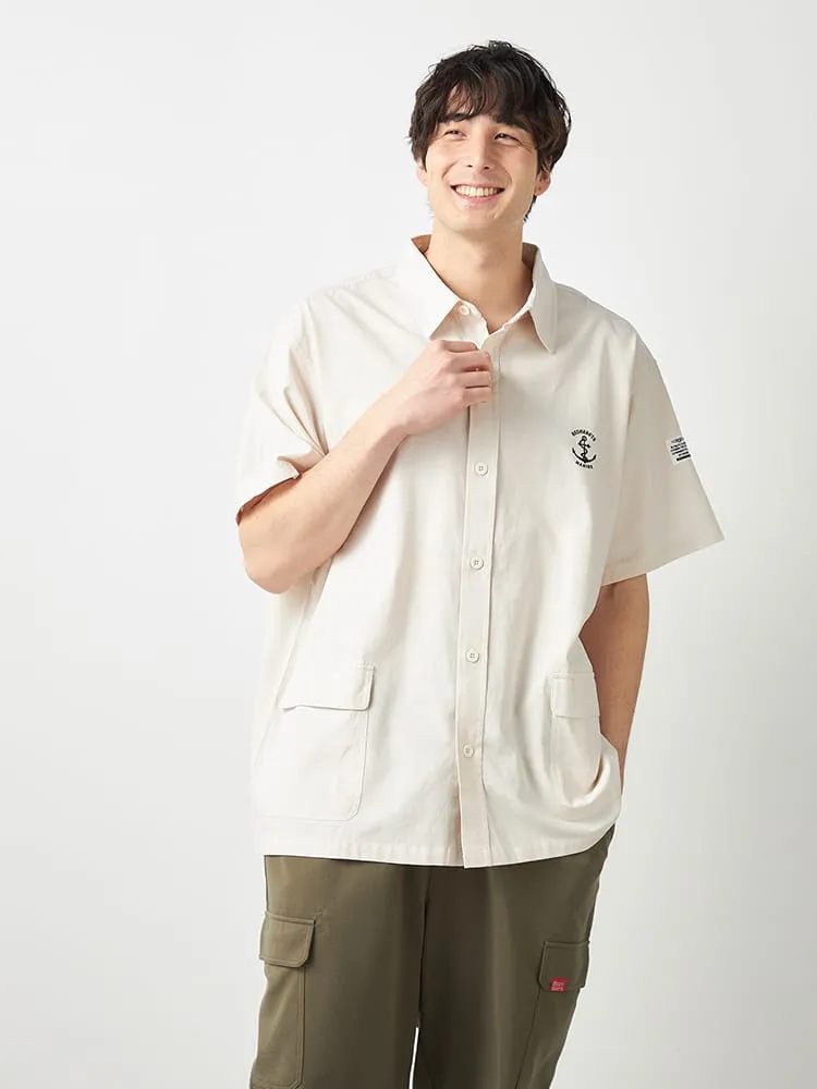 【REDBERETS(レッドベレー)】スラブクロスオーバーシャツ