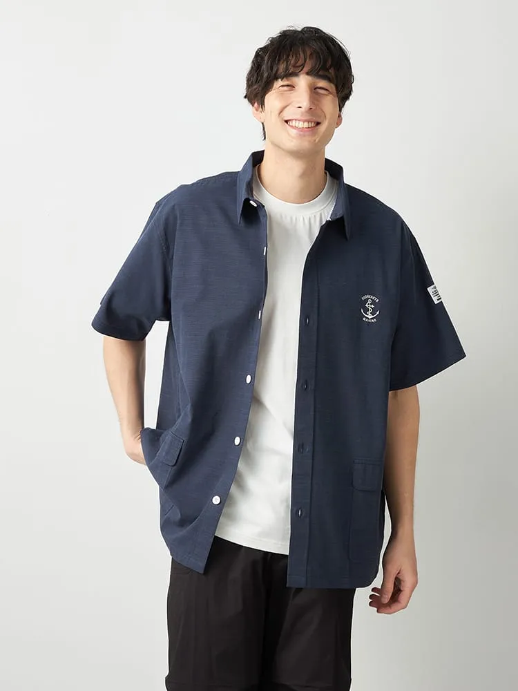 【REDBERETS(レッドベレー)】スラブクロスオーバーシャツ