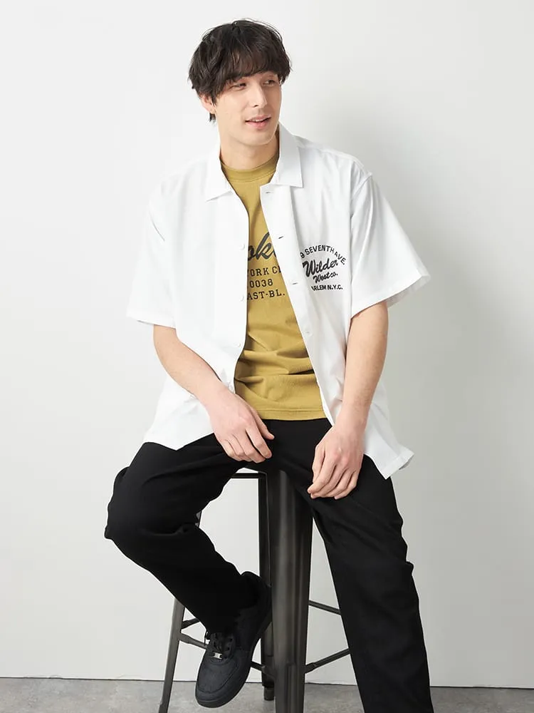 【WILDER&WEST】エステルライトスラブアメリカンカバーシャツ