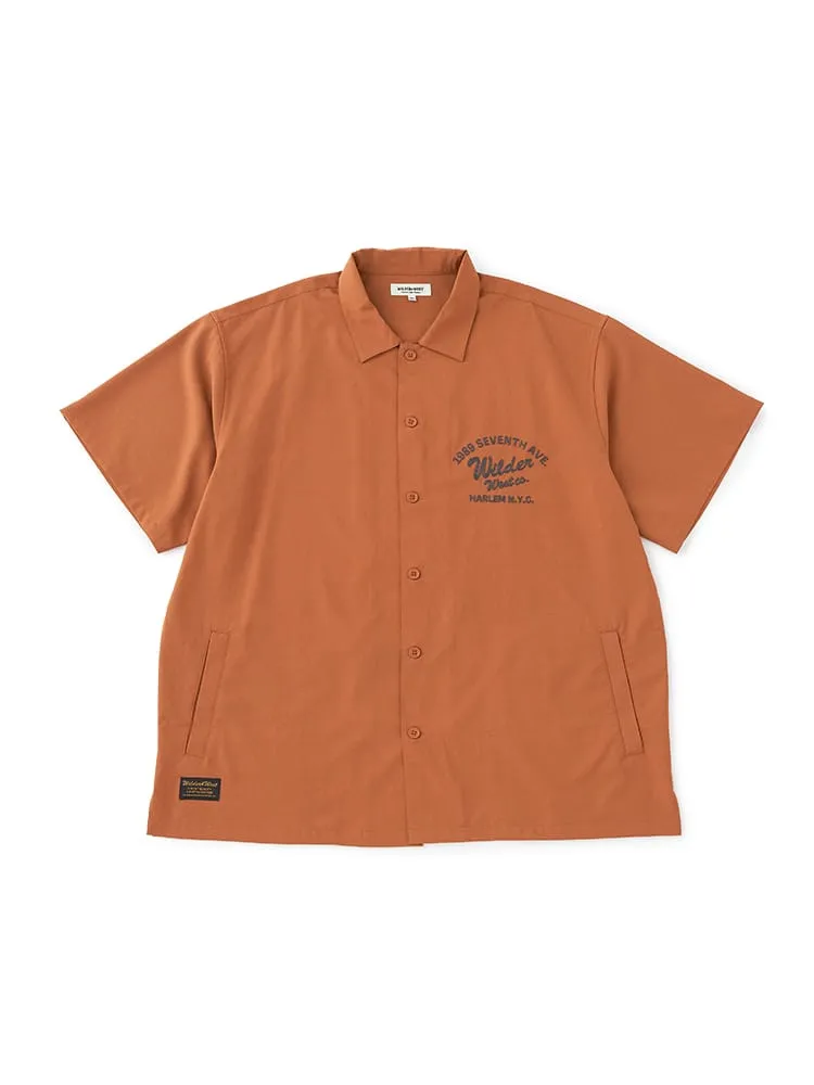 【WILDER&WEST】エステルライトスラブアメリカンカバーシャツ