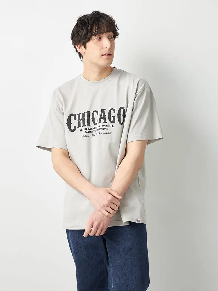 【WILDER&WEST】USAコットン天竺アメリカンライドTシャツCH